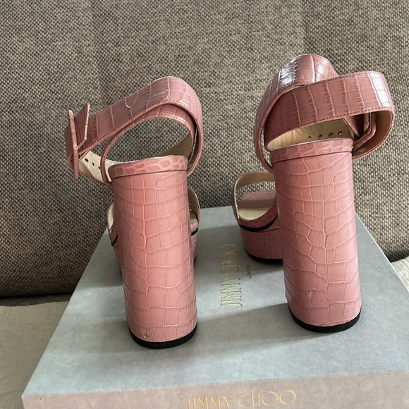 Jimmy Choo blush colo. sandals size 40.5 - Picture 14 of 16